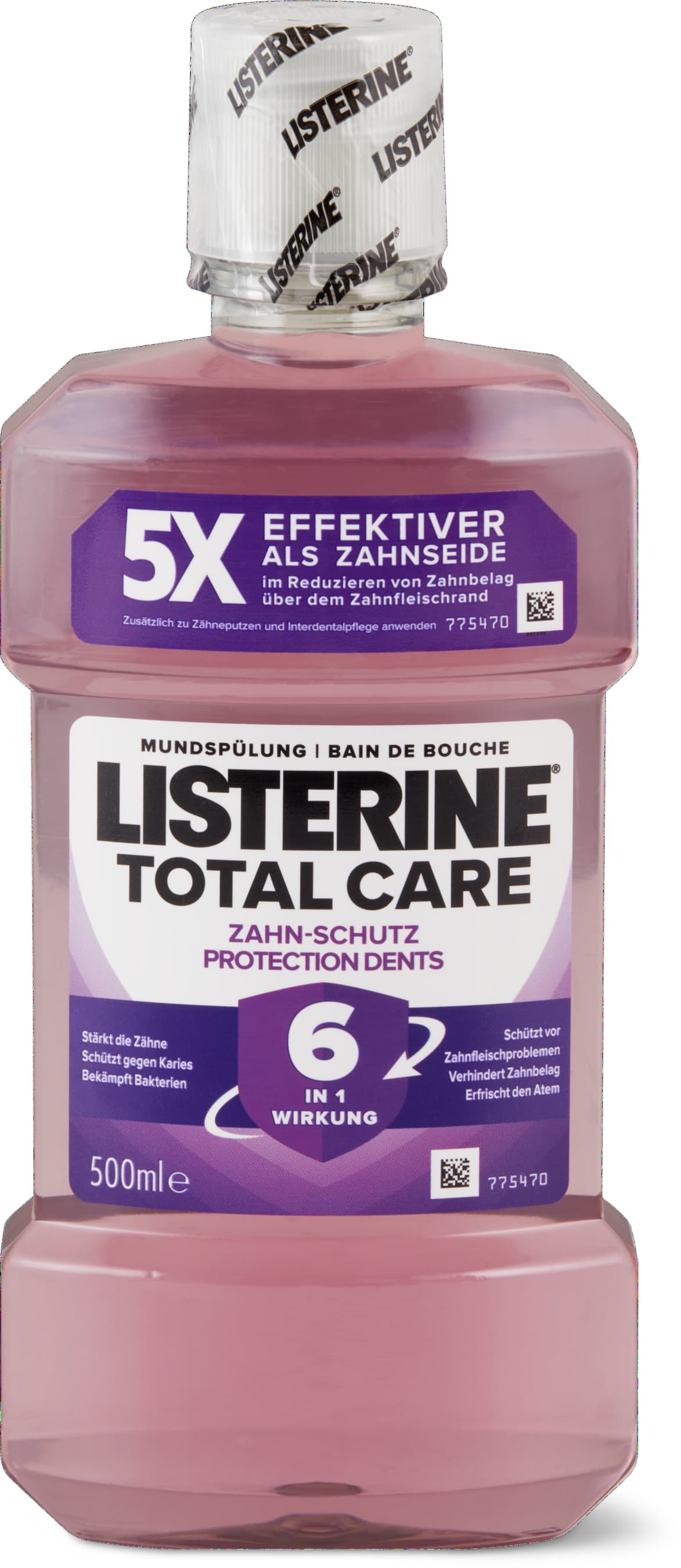 Listerine Bain de bouche Total Care Protection des gencives 500ml